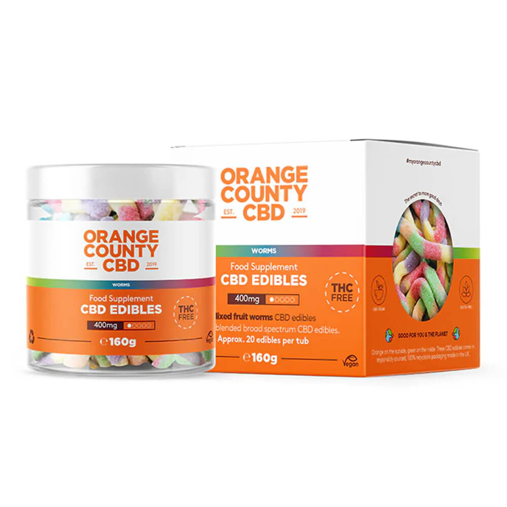 Orange megyei CBD férgek, 400 mg CBD, 160 g