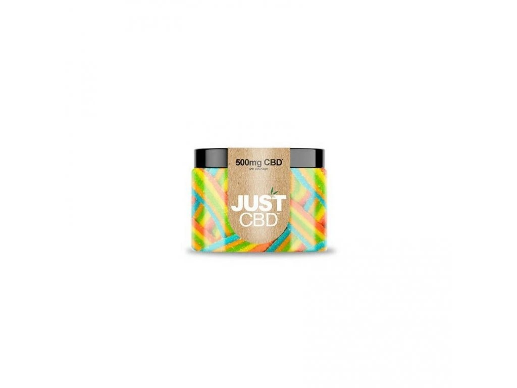 JustCBD Gummies Rainbow szalagok 250 mg - 1000 mg CBD CBD mg: 250