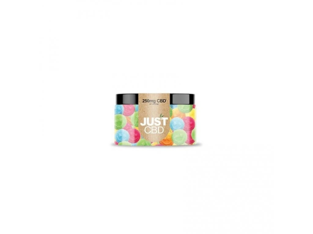 JustCBD gumicukorka Smileys 250-500 mg