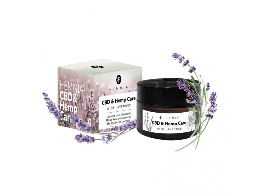 Hemnia CBD&Hemp Care – kender kenőcs levendulával 250 mg CBD, 50 ml