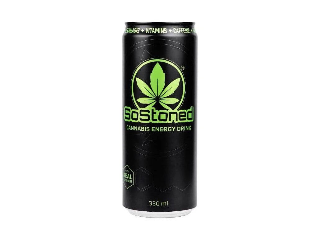 SoStoned kannabisz energiaital 0,33 l