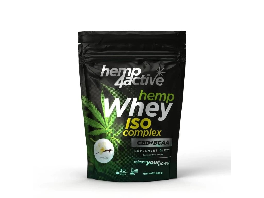 Modern Hemp Whey Iso Complex Izolát protein 900 g  Vanília