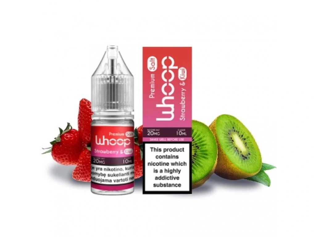 Whoop Strawberry/Kiwi 10 ml – Sós e-liquid Nikotin: 20 mg