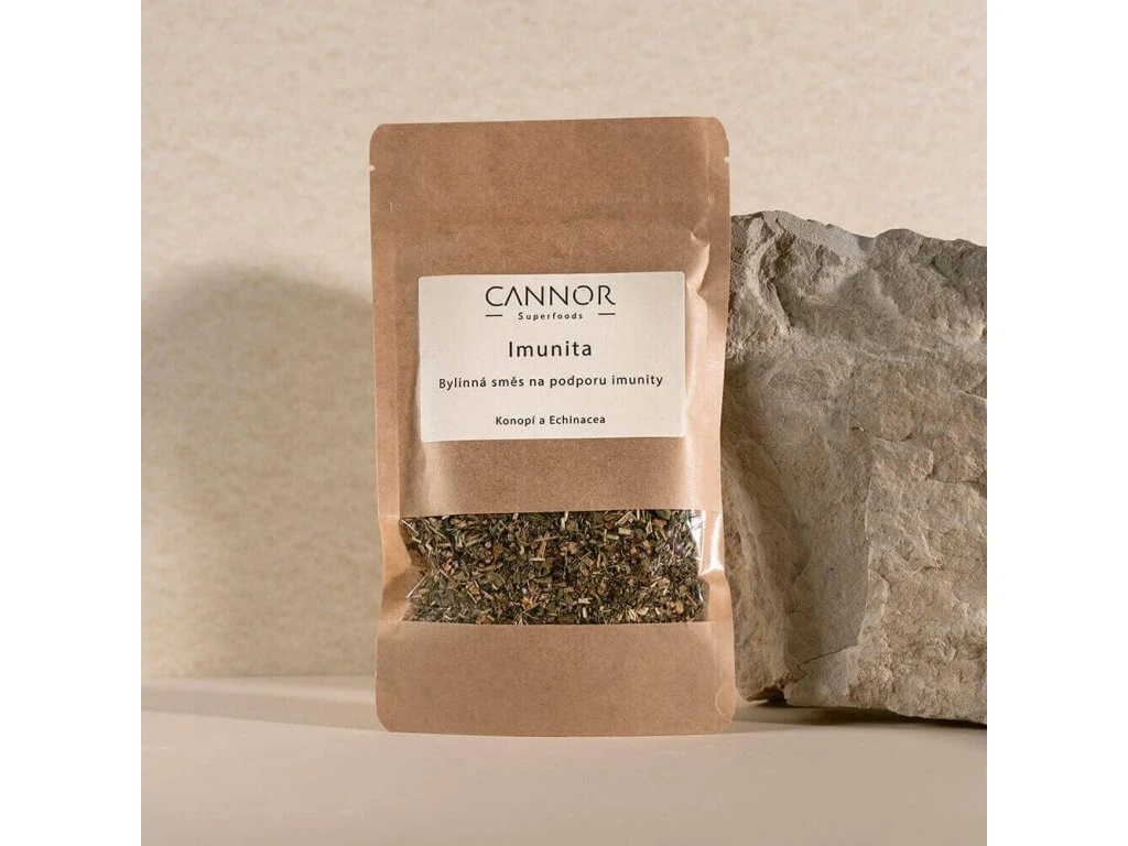 Cannor IMMUNITY gyógynövénykeverék - Kender és Echinacea, 50g