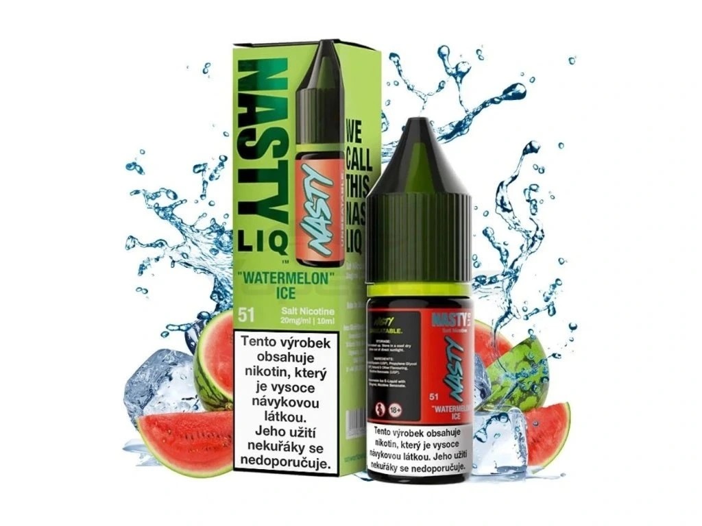 NASTY LIQ Watermelon Ice 10 ml – sóoldatos e-liquid Nikotin: 20 mg