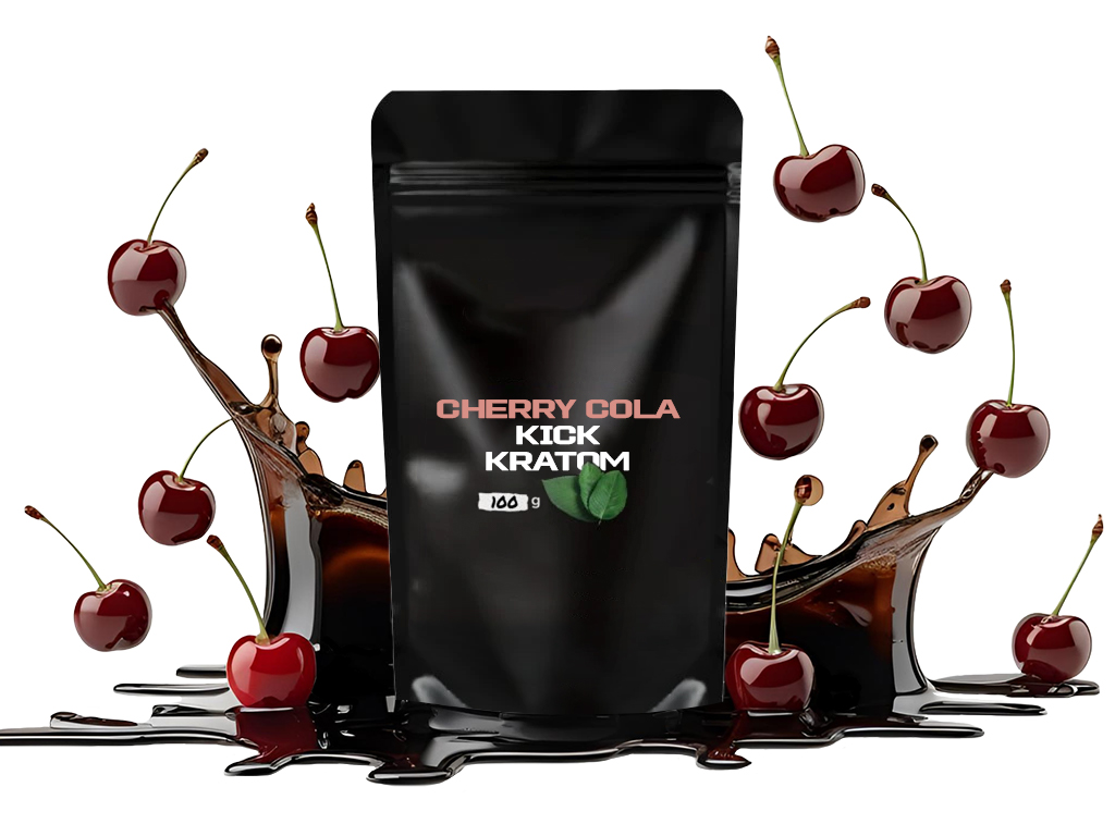 Gyümölcsös Kratom - Meggyes-kólás ízű
