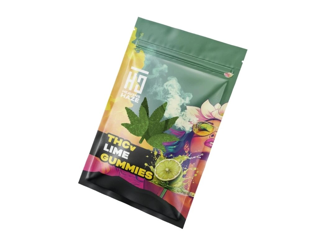 Heavens Haze THCV Gummies Lime 3 darab