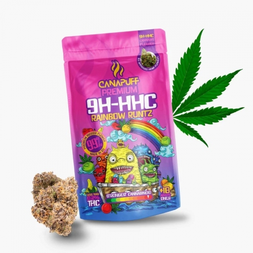 9H-HHC Rainbow Runtz virágok 99% – Canapuff 1 g