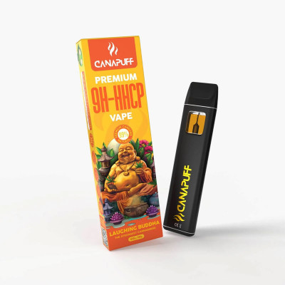 9H-HHCP Vape Laughing Buddha 99% – Egyszer használatos – CanaPuff – 1 ml