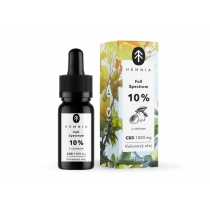 Hemnia Teljes Spektrumú CBD MCT Kókuszolaj 10%, 1000 mg, 10 ml, citrom