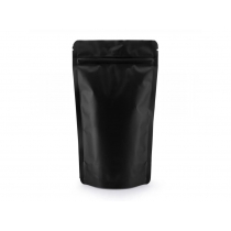 Doypack Zip (zacskó) | matt fekete | Térfogat: 100ml (85x140)